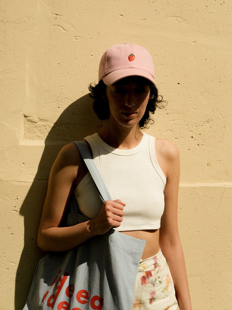 [Strawberry] Cap - strawberry pink
