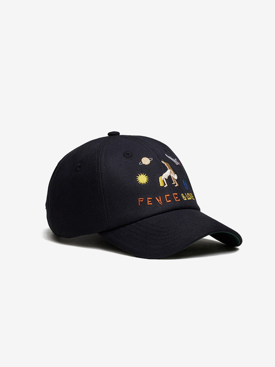 [Peace & Love] Cap - black