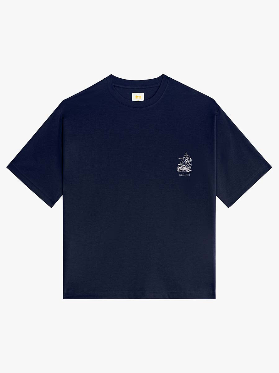 [Make sail] Tee - navy