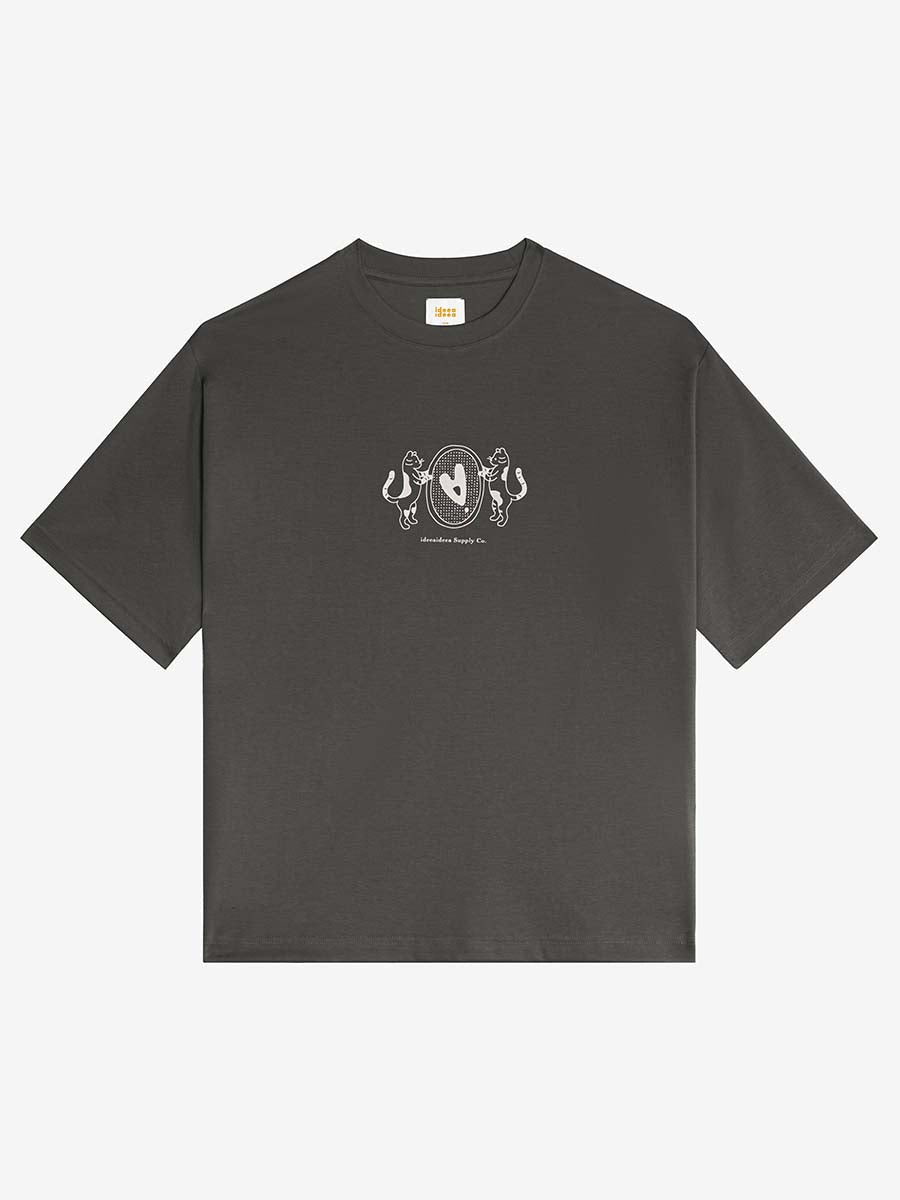 [Cat Totem] Tee - grey