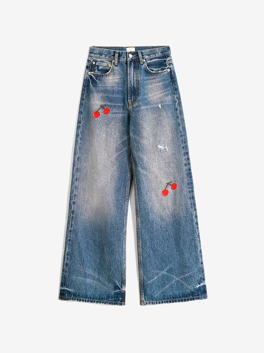 [Cherry] Jeans - denim blue