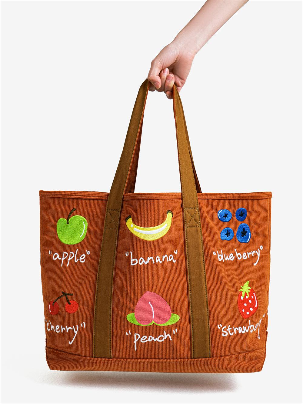 [Good ideea ideea] Tote - coral orange