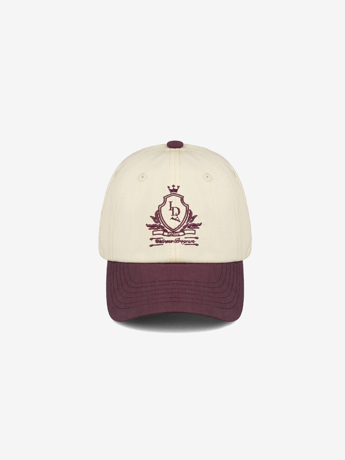 [Wellness Program-Emblem] Cap - white & purple