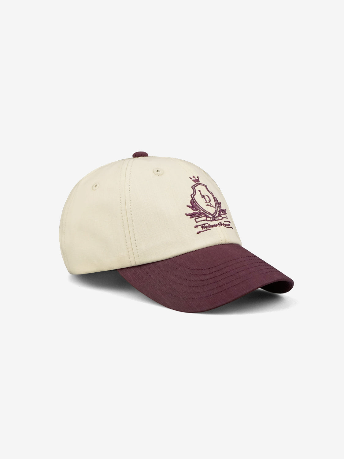 [Wellness Program-Emblem] Cap - white & purple
