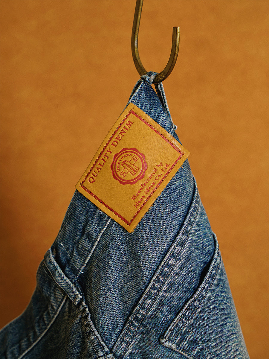 [Imported Okayama fabric] Jeans - blue