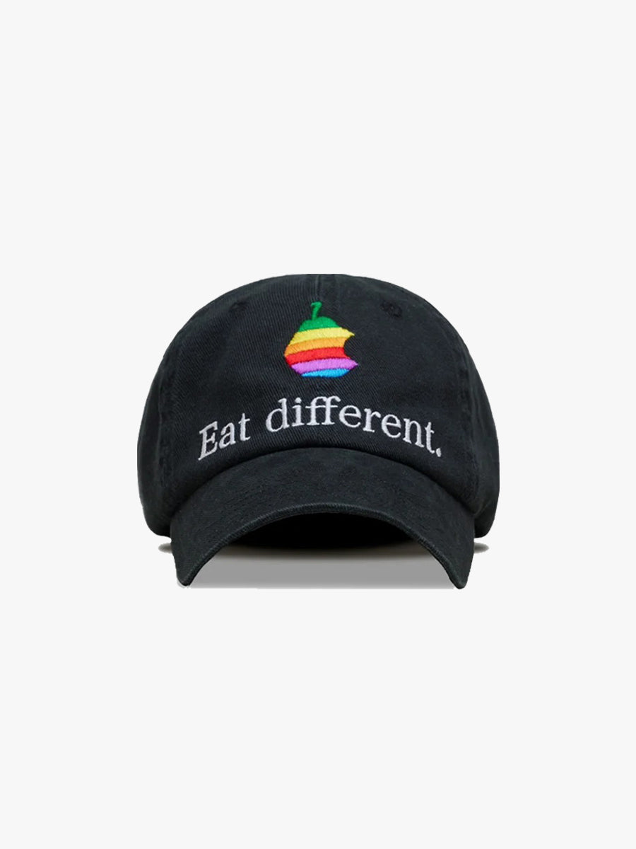 [Eat different] Cap - black
