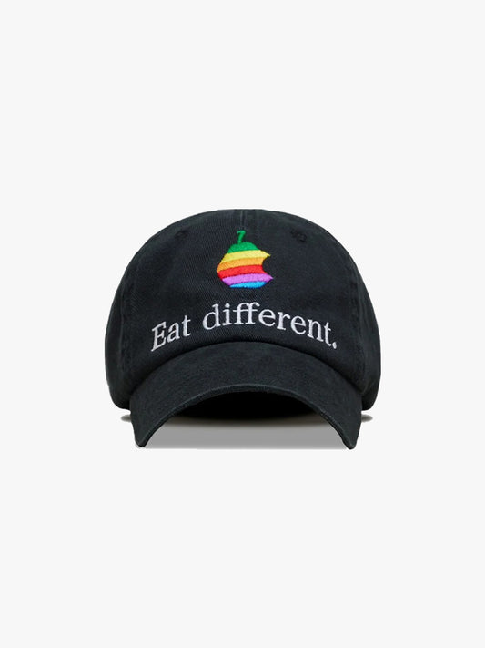 [Eat different] Cap - black