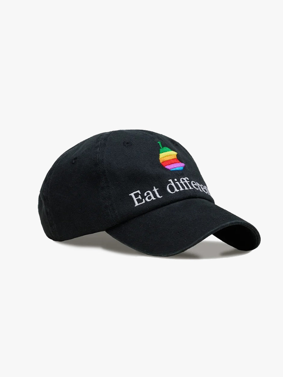 [Eat different] Cap - black