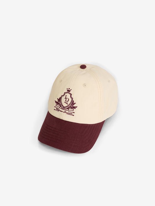 [Wellness Program-Emblem] Cap - white & purple