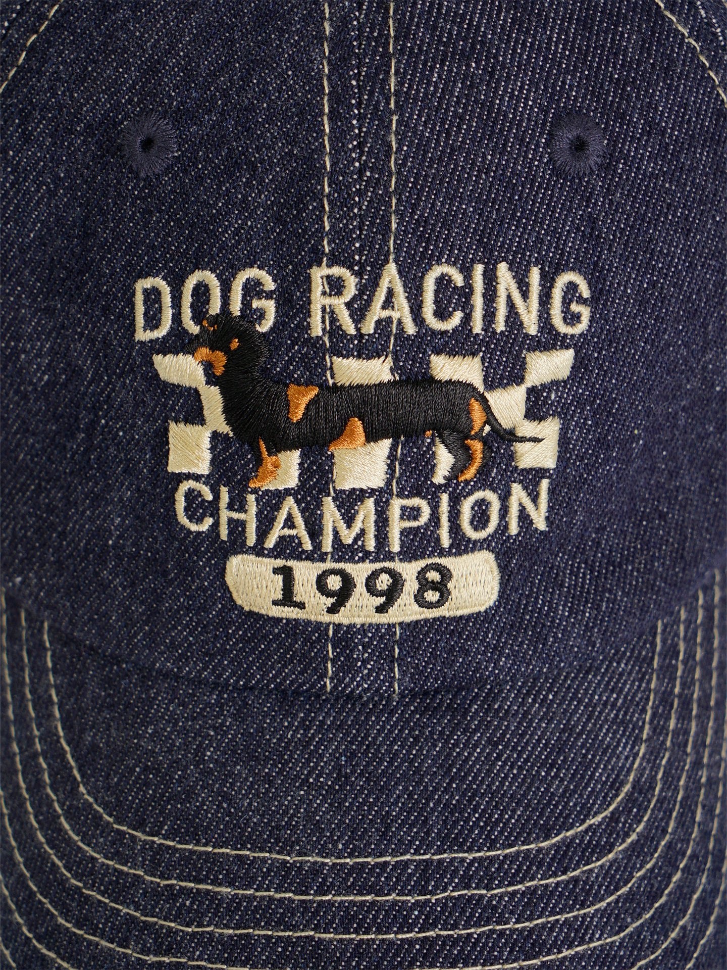 [DOG RACING CHAMPION] Cap - Denim BLue