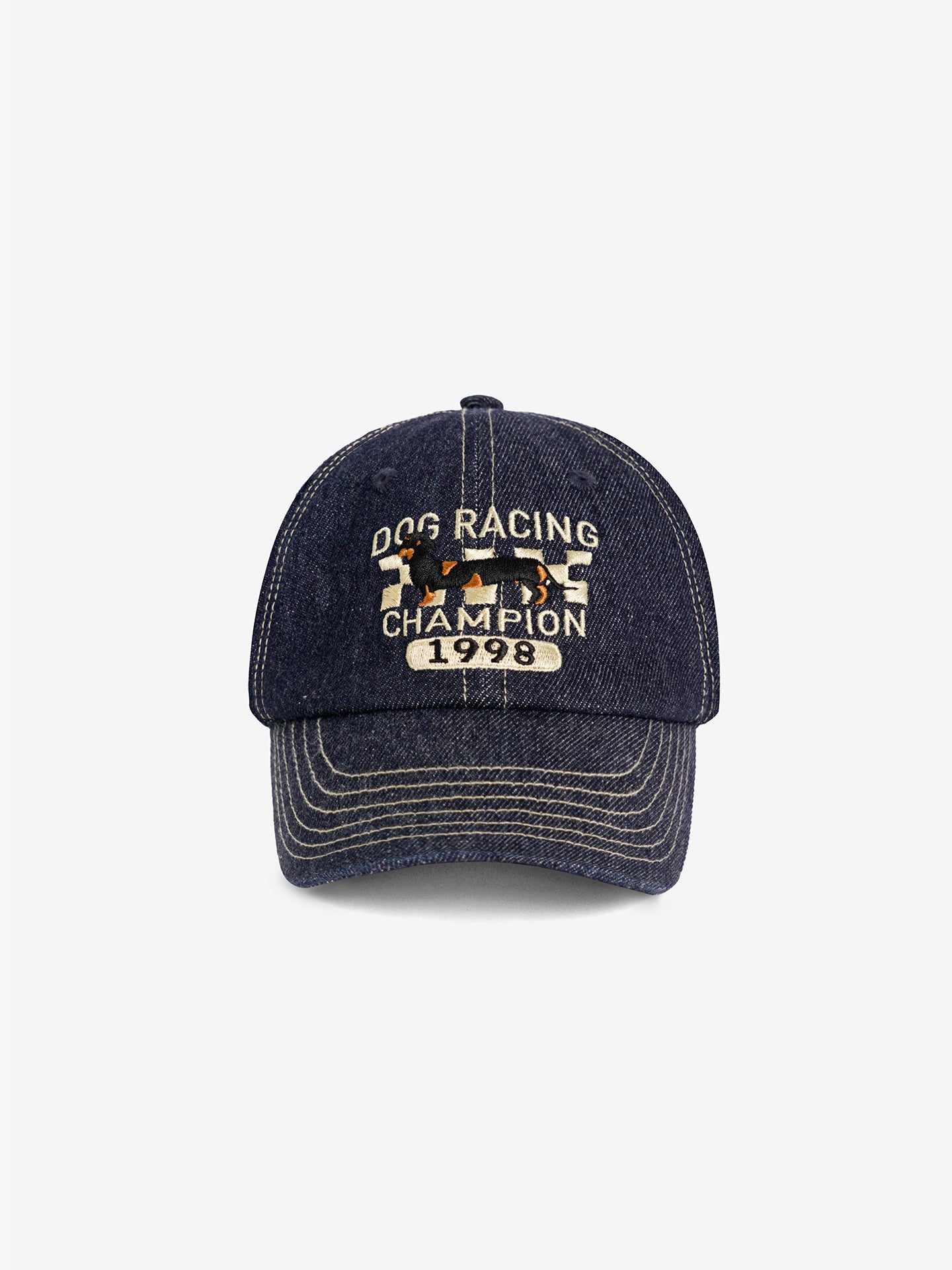 [DOG RACING CHAMPION] Cap - Denim BLue