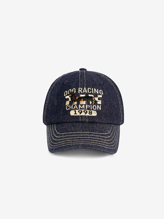[DOG RACING CHAMPION] Cap - Denim BLue