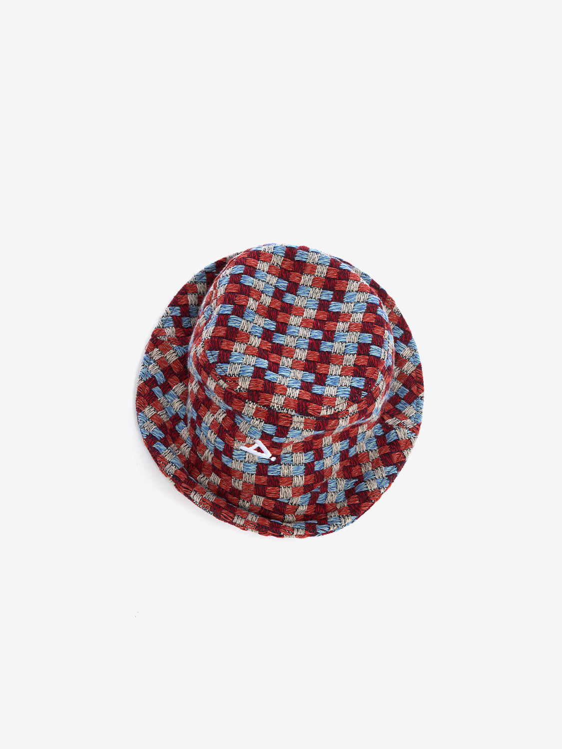 [Formula A] Bucket hat - Red & Blue Tartan