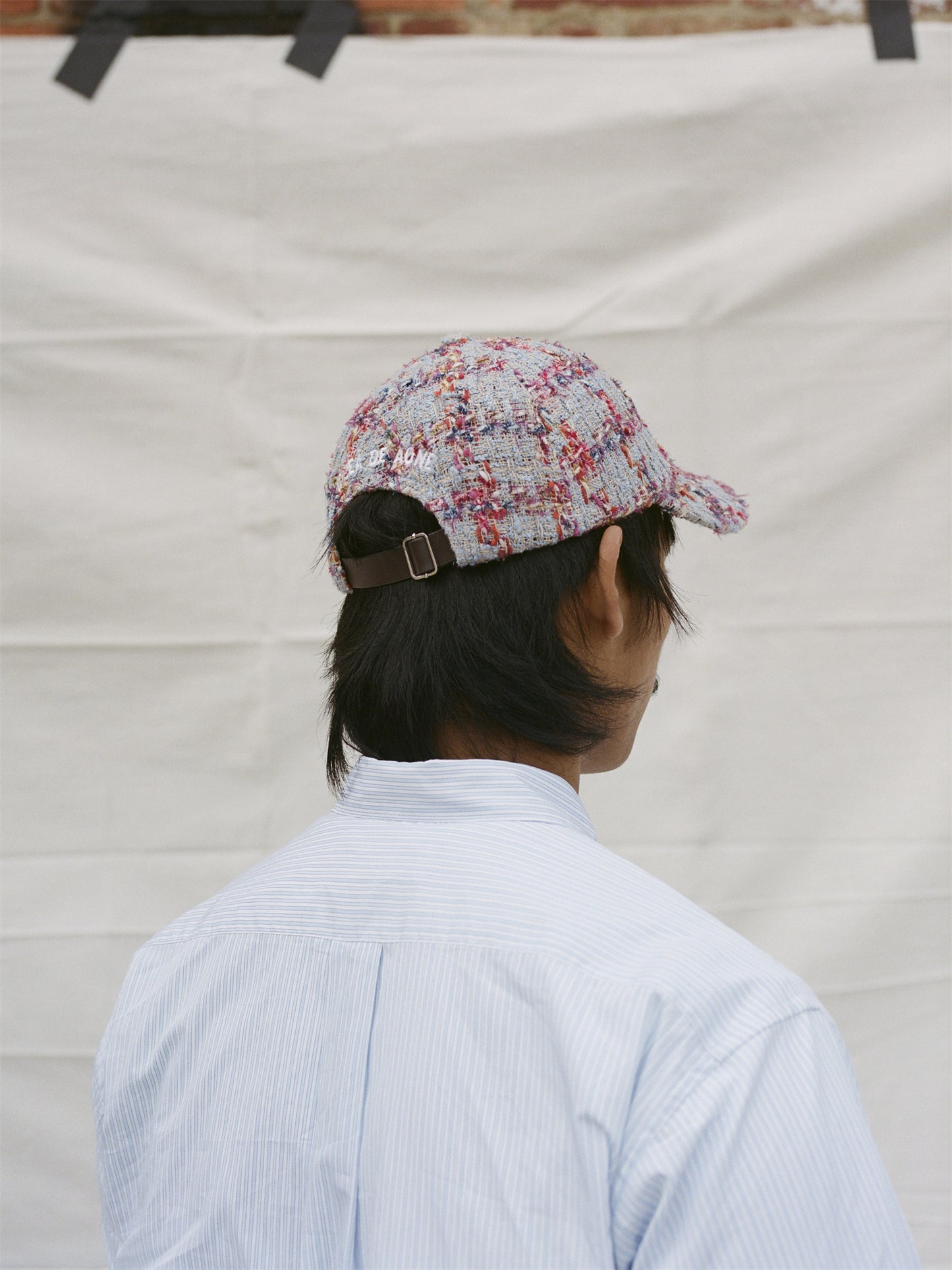 [Formula A] Cap - Red & Blue Woven Fabrics