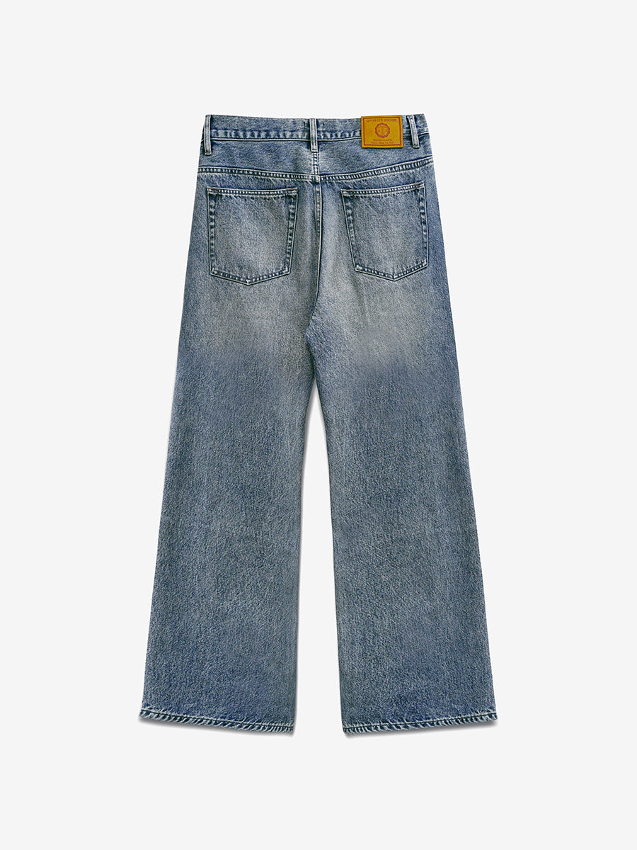 [Imported Okayama fabric] Jeans - blue