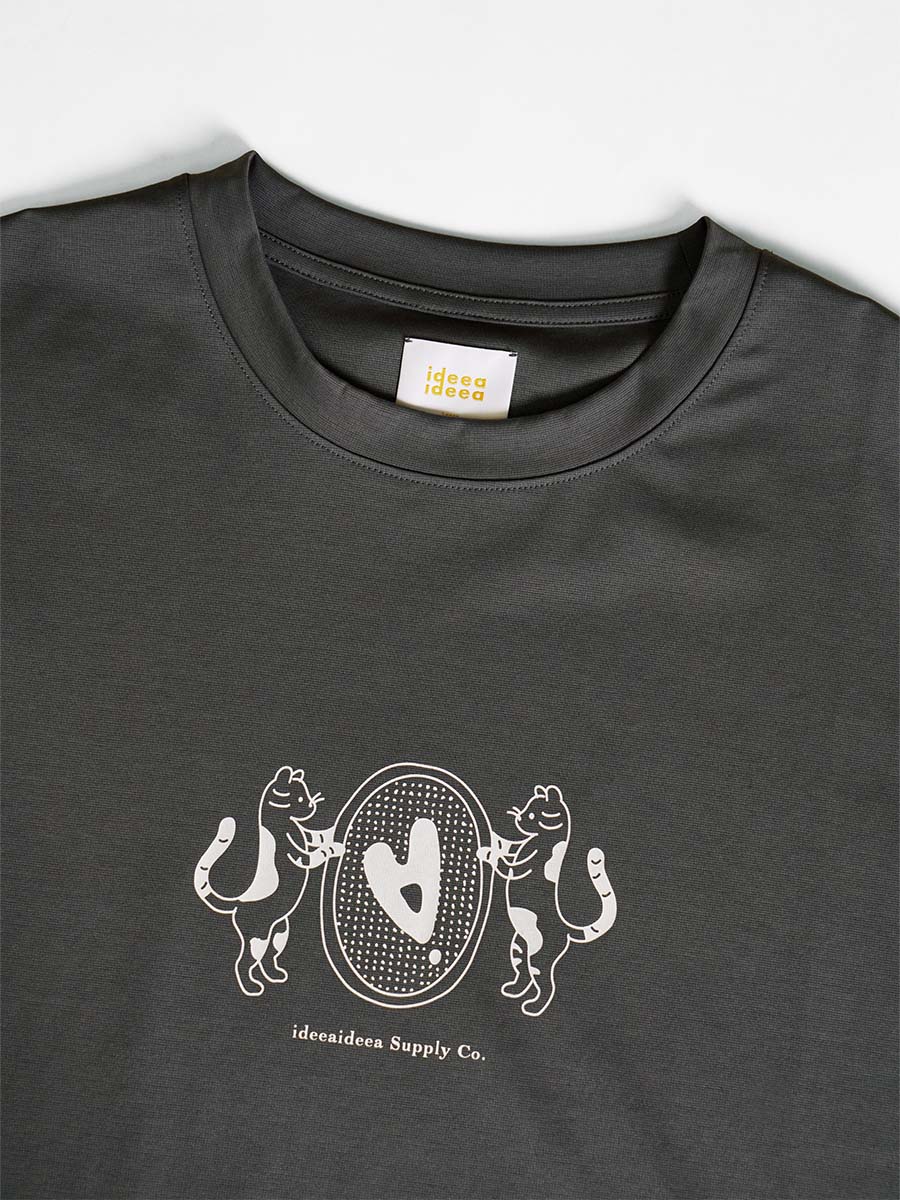 [Cat Totem] Tee - grey