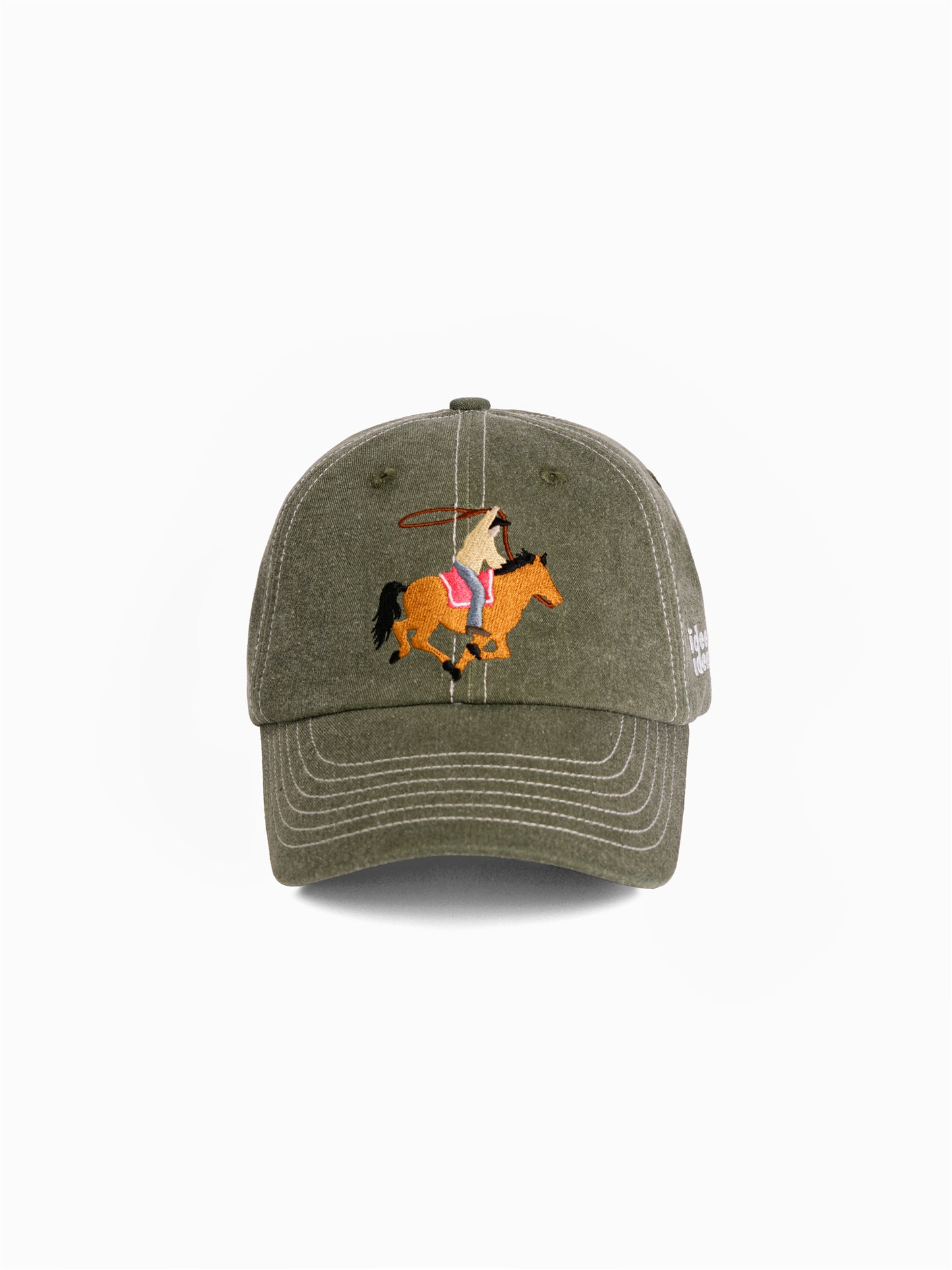 [“Cowboy”Jade - Dyed] Cap - Green