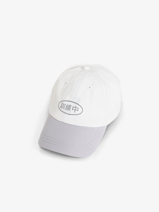 [Training] Running Cap - grey & white
