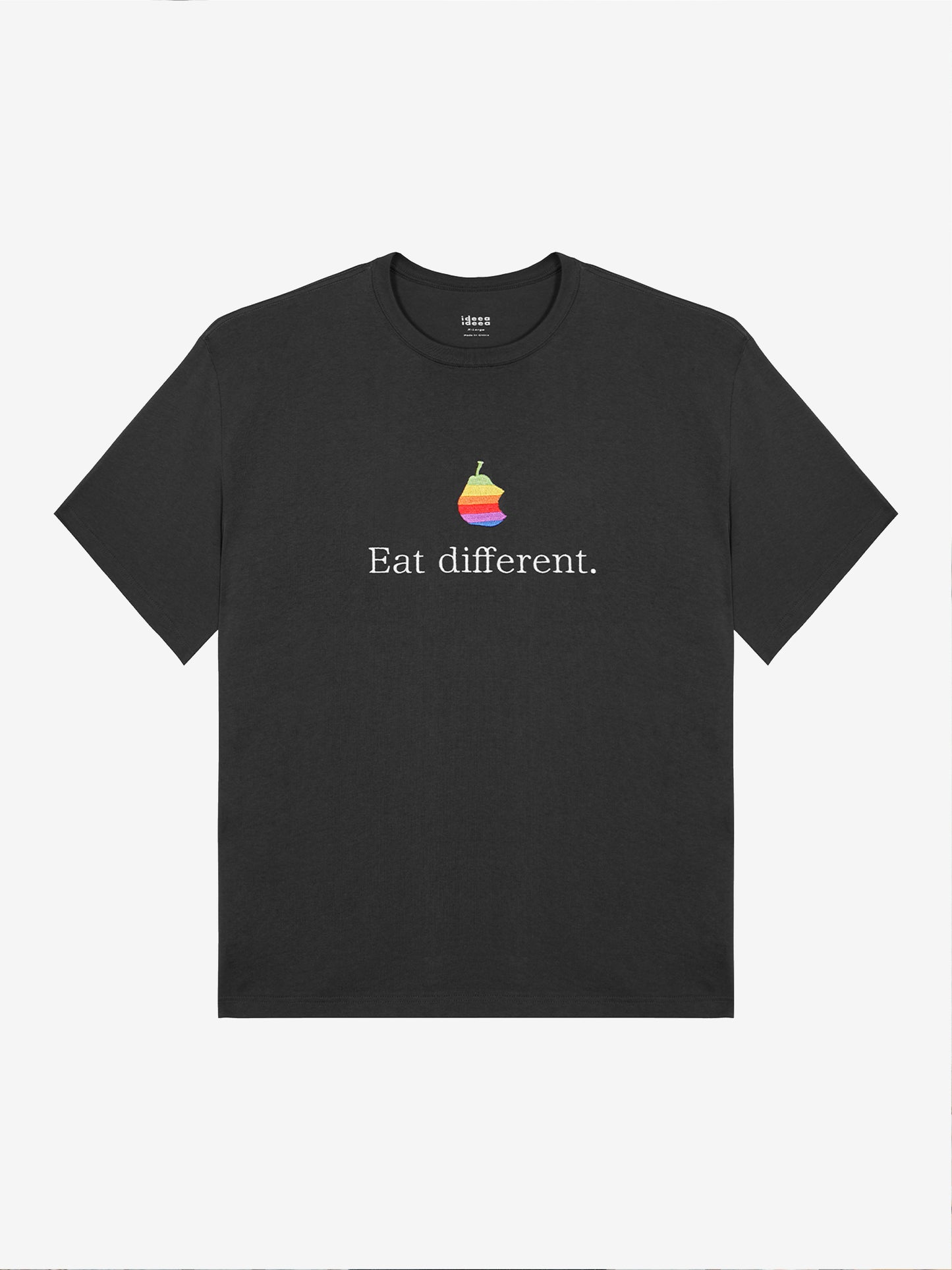 [Eat different.] Tee - grey